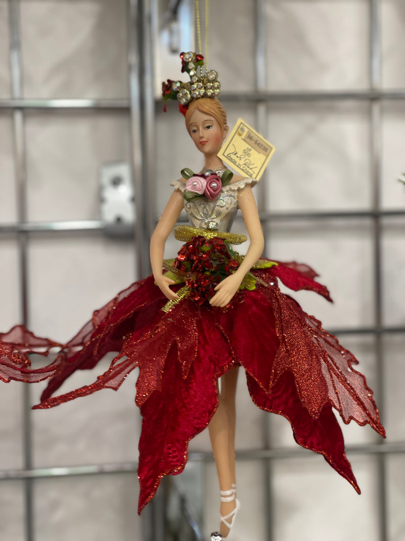 MARK ROBERTS RED BALLERINA WITH ARMS DOWN 36-54236