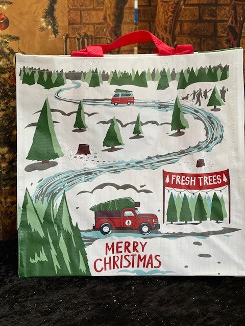 TRUCK & TREE SHOPPING TOTE