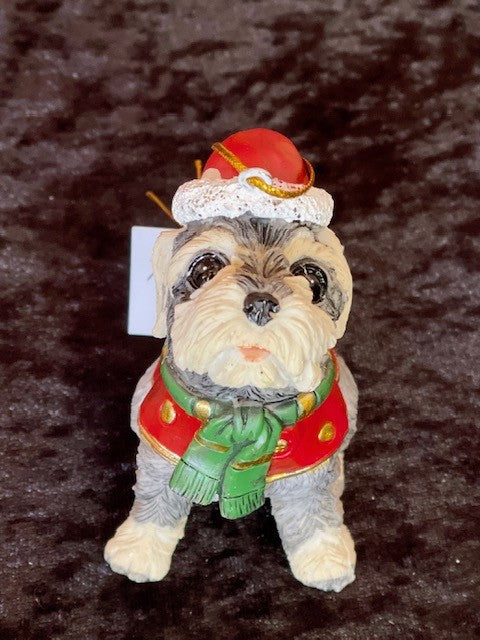 SCHNAUZER PUPPY ORNAMENT XKN59