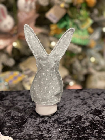 BUNNY EGG WARMER - PALE GREEN POLKA DOT A198414 