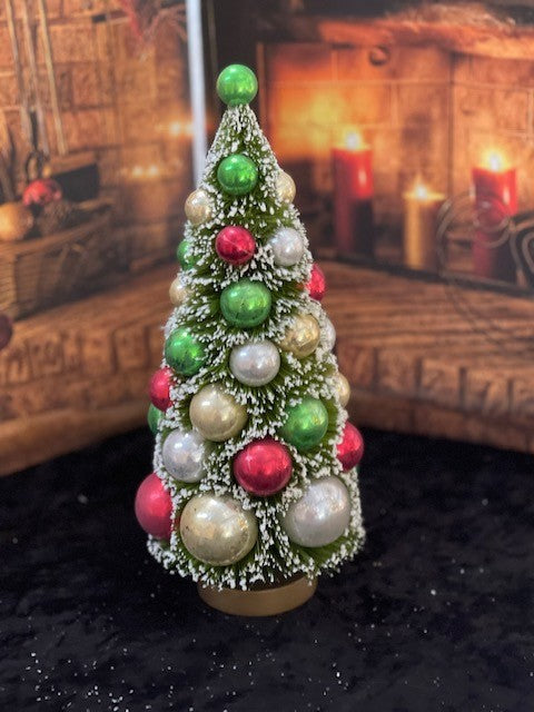 BETHANY LOWE TRADITIONAL BOTTLE BRUSH TREE MEDIUM