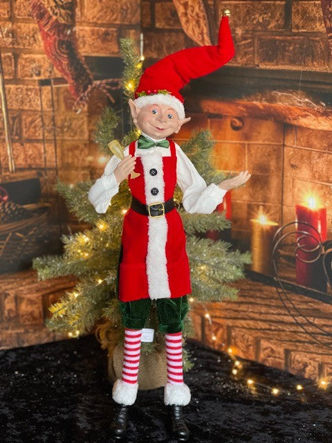 PERRY THE ELF WITH CHAMPAGNE GLASS 4102436