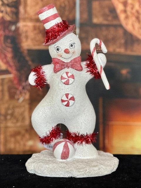 SNOWMAN WITH HUMBUGS HOLDING CANDY CANE 4111133