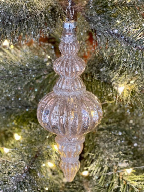 CHAMPAGNE FINIAL HANGING ORNAMENT 4124629 B