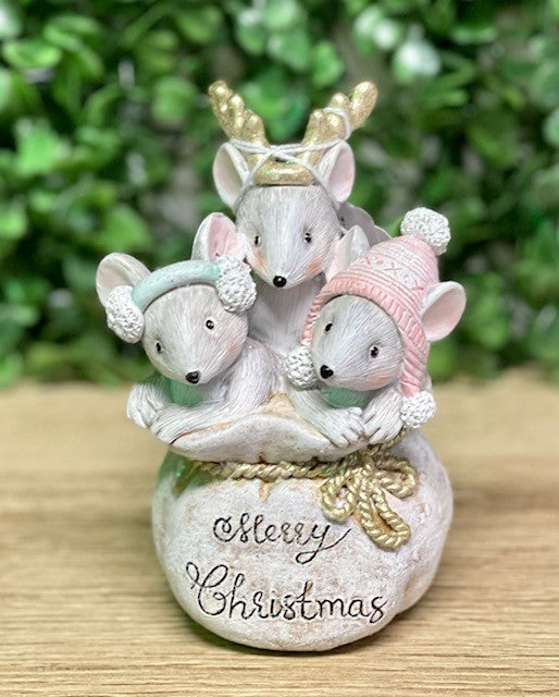 MICE TRIO SANTA SACK XKN93