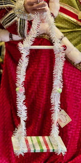 WHITE SMALL ELF SWING 39-20132