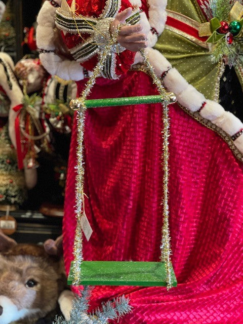 GREEN TINSEL MEDIUM SWING 39-20134