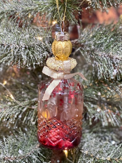 RED WINE DECANTER GLASS ORNAMENT 4220929