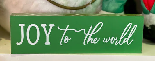 GREEN JOY TO THE WORLD BLOCK X2517