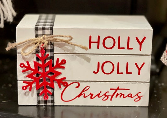 HOLLY JOLLY CHRISTMAS BLOCK X2520