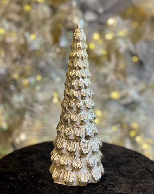 MERCURY GLASS TREE WITH FINE SCALLOPED FINISH 4222846