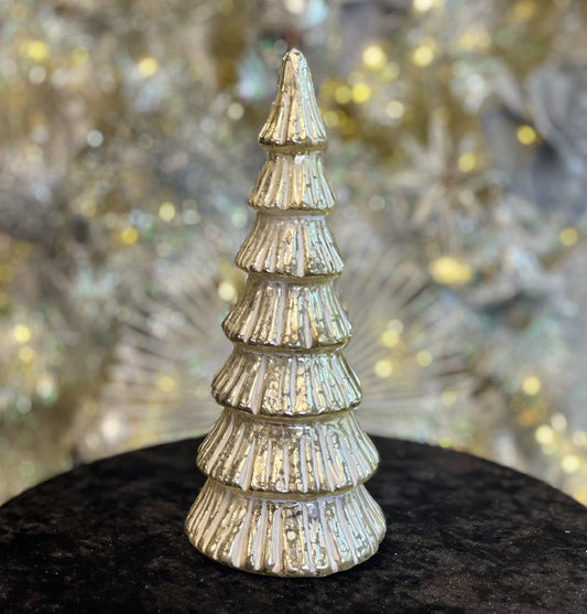 MERCURY GLASS TREE WITH RIBBED FINISH 4222846