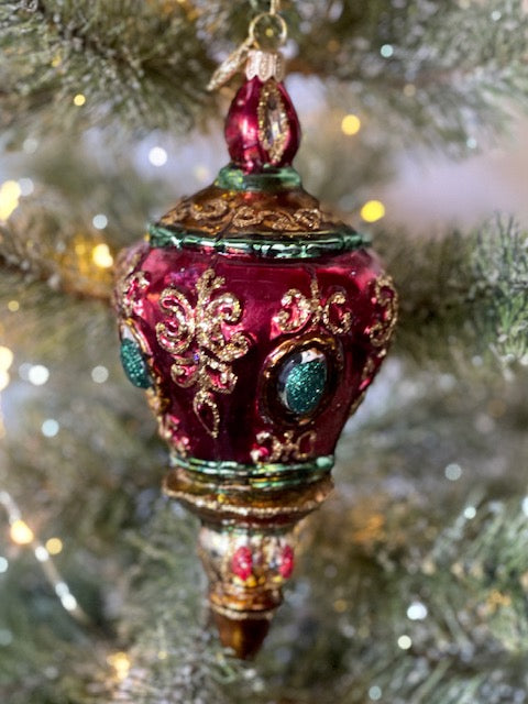 HURAS FAMILY GLASS ORNAMENT - GLISTENING REFLECTOR S209