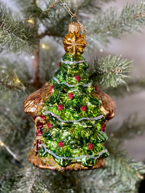 HURAS FAMILY GLASS ORNAMENTS - NATIVITY S862