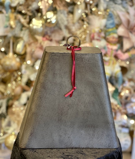 LARGE TIN COW BELL HANGING 9530