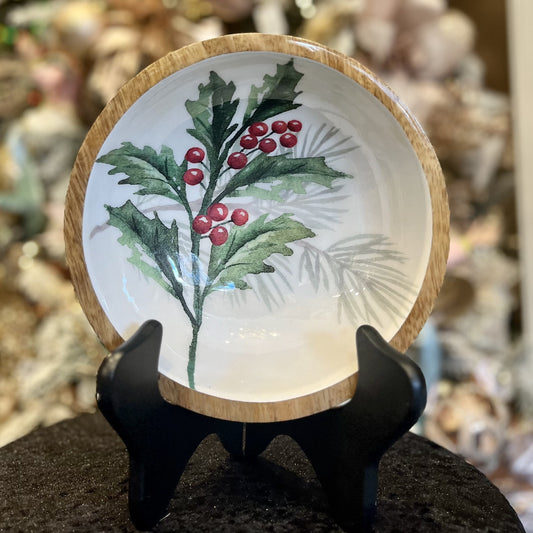 HOLLY WOODEN BOWL SMALL NT-CB-01