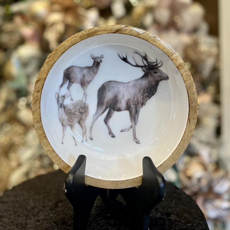 THREE REINDEER BOWL SMALL NT-CH-3402C