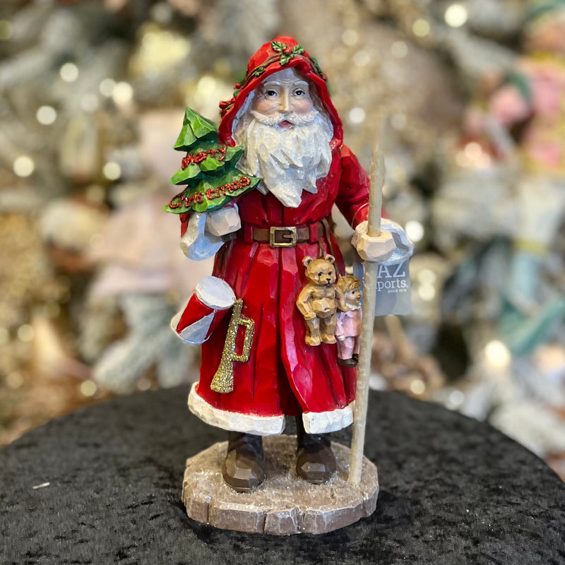 RED ST NICHOLAS WITH TREE AND TOYS 4307000