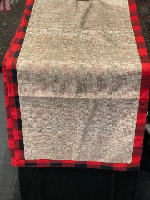 BUFFALO CHECK REVERSABLE TABLE RUNNER