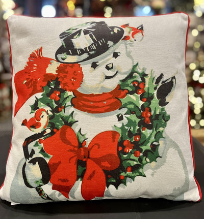 VINTAGE SNOWMAN PILLOW 4115980