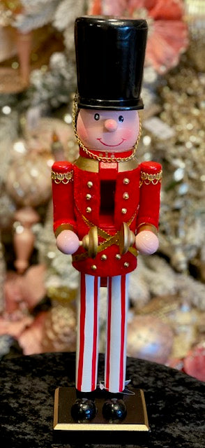 WOODEN SOLDIER NUTCRACKER WITH CYMBALS XWASOI3