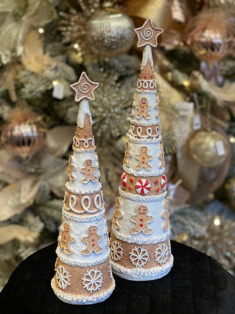 SMALL GINGERBREAD CONE TREE RAR735