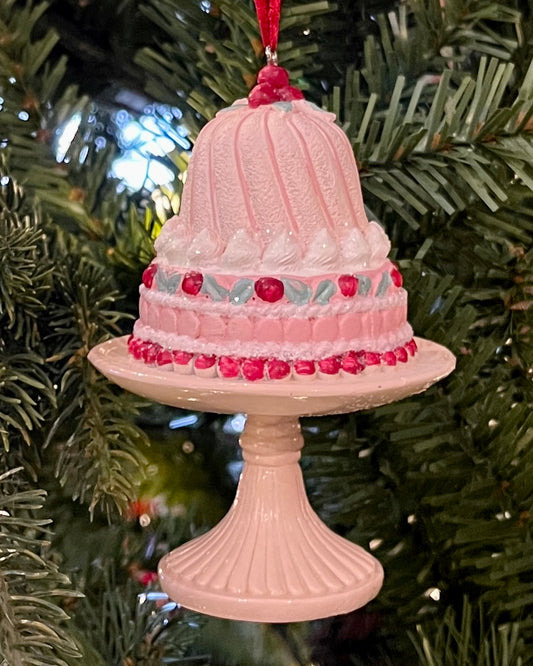 PINK PUDDING CAKE ORNAMENT RTM611
