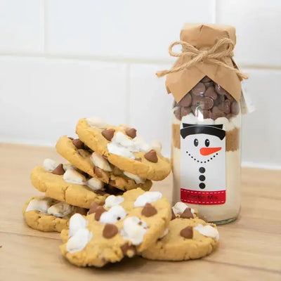 SMALL MELTED SNOWMAN S'MORE COOKIE MIX