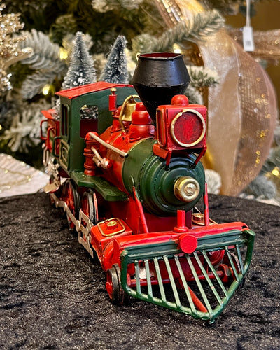 CHRISTMAS ANTIQUE TIN TRAIN XMS-C-TN-1