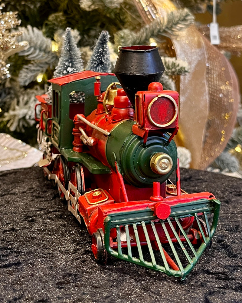 CHRISTMAS ANTIQUE TIN TRAIN XMS-C-TN-1