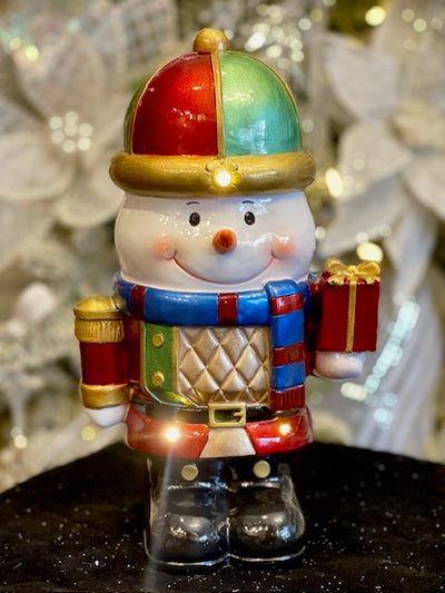 LED SNOWMAN NUTCRACKER XNUT01