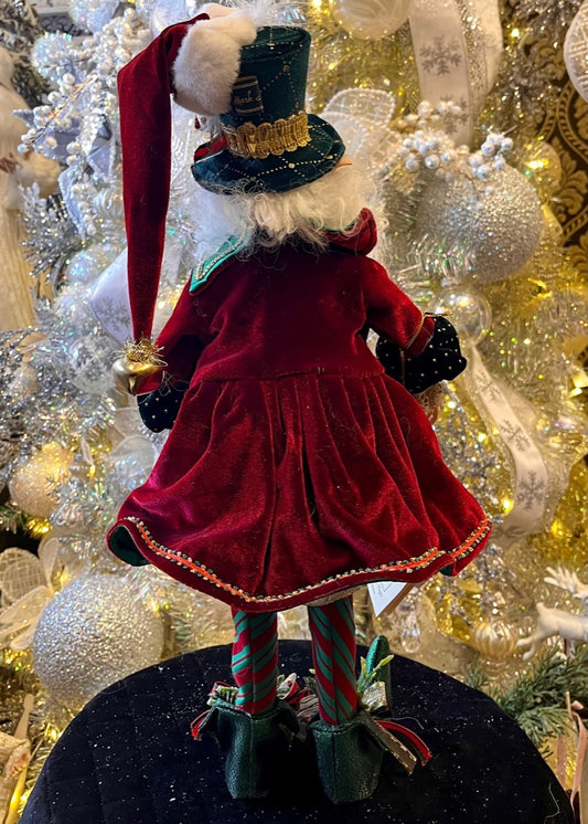 MARK ROBERTS NORTH POLE BAH HUMBUG MEDIUM ELF 51-58608