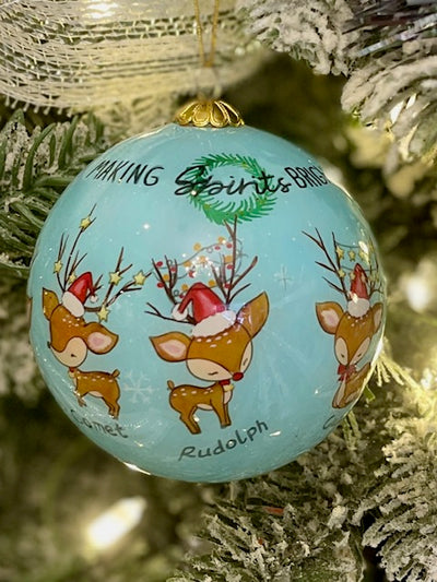 MAKING SPIRITS BRIGHT - 2025 SANTA'S REINDEER ORNAMENT