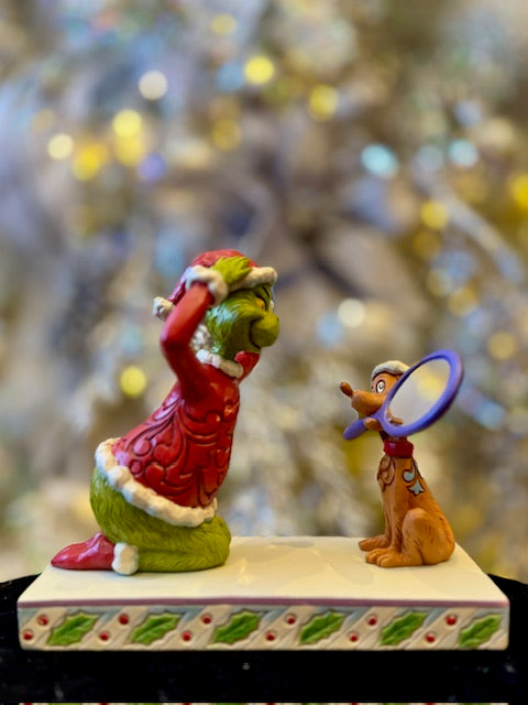 JIM SHORE MAX HOLDING MIRROR FOR GRINCH 6017068