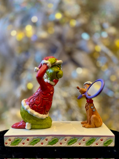 JIM SHORE MAX HOLDING MIRROR FOR GRINCH 6017068