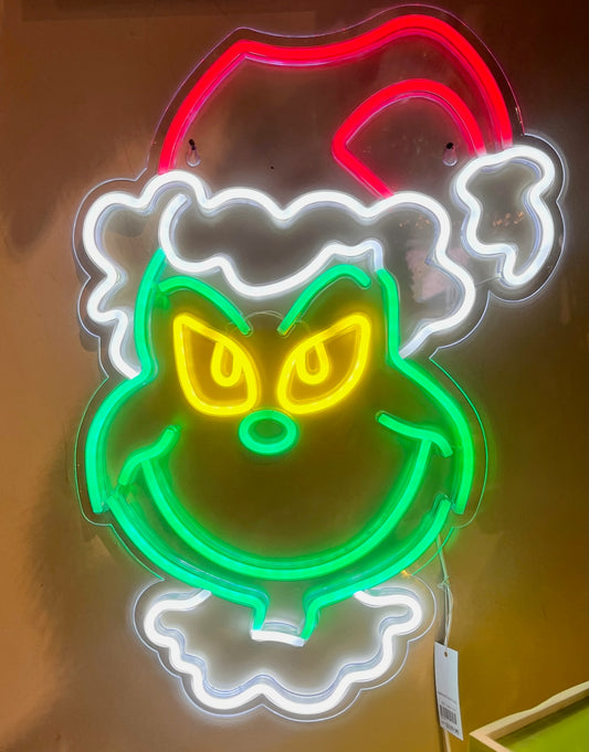 GRINCH NEON LED HEAD SIGN XGRNN07