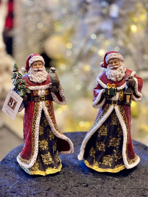 JOSEPH'S STUDIO SANTA WITH LAMP & PRESENT 633499