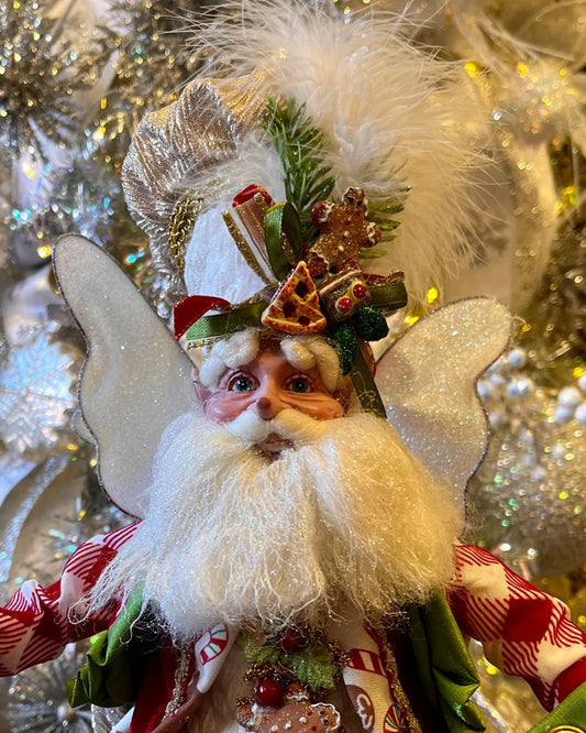 MARK ROBERTS - COOKIE FOR SANTA FAIRY STOCKING HOLDER 51-44792