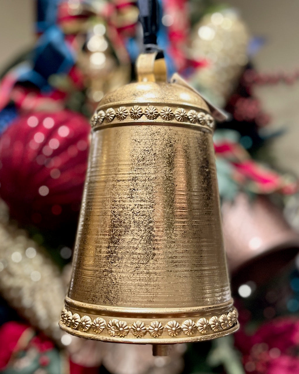 GOLD EMBELLISHED LONG BELL 9 INCH 4550801