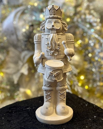 WHITE WASH NUTCRACKER WITH DRUM 11 INCH 4512160
