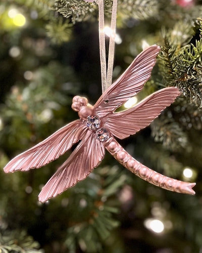 PINK METALLIC DRAGONFLY ORNAMENT XASCPB2