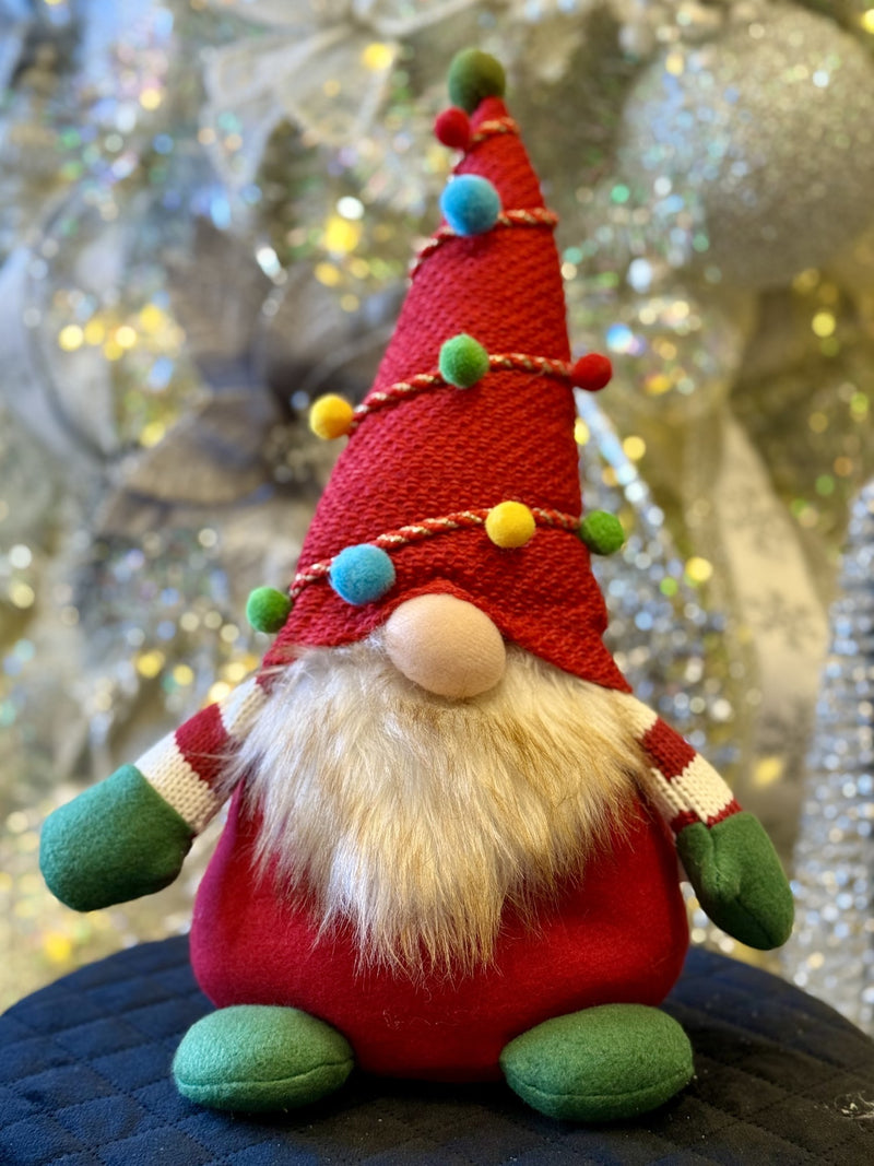 PIP THE RED LARGE SITTING GNOME XM874D