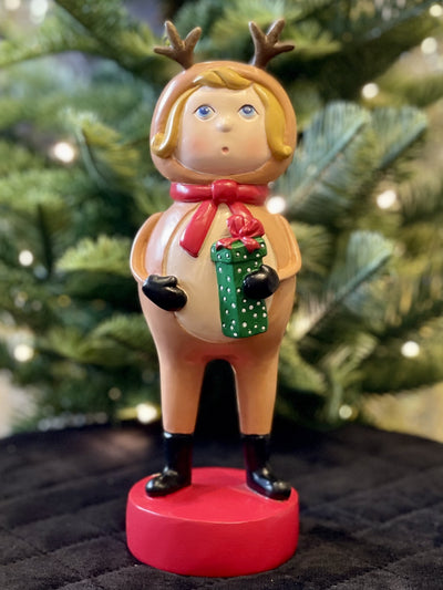 CHRISTY IN REINDEER COSTUME 18CM X3804