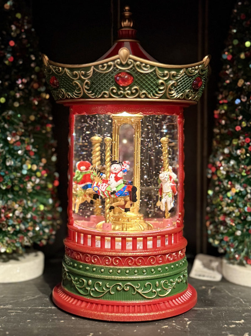 GLITTER LANTERN - MERRY GO ROUND LANTERN 101