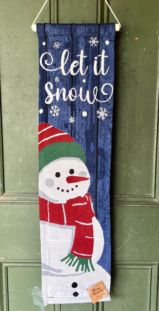 LET IT SNOW TAPESTRY BANNER 2512-BNR