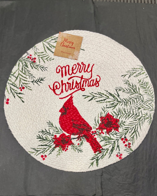 CARDINAL PRINTED BRAIDED PLACEMAT CBRD-PM