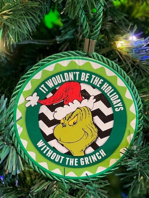 HOLIDAYS GRINCH HANGING ORNAMENT XSIGN67