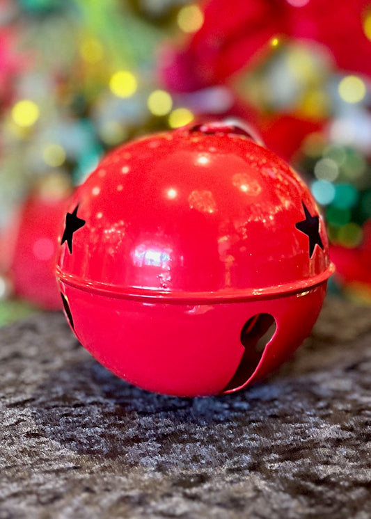 RED METAL 12CM BELL XM0250