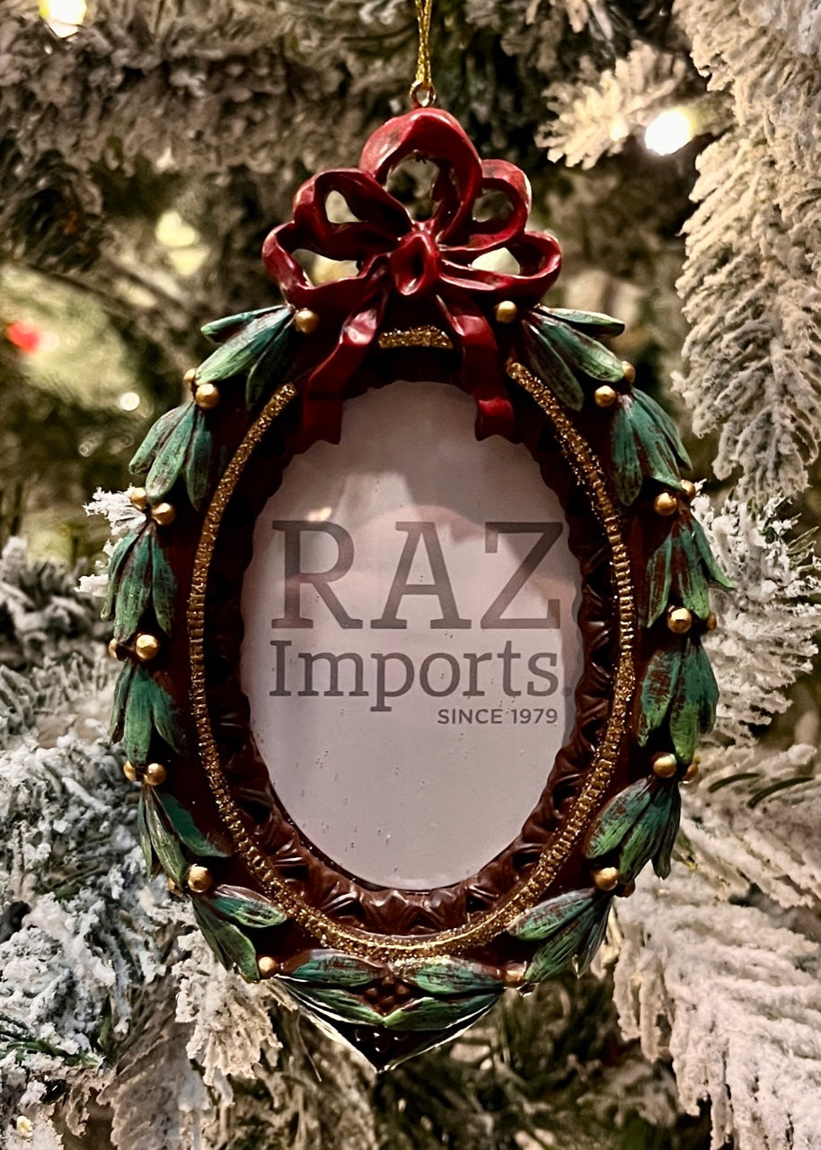 OVAL FRAME WITH BOW ORNAMENT 4512522