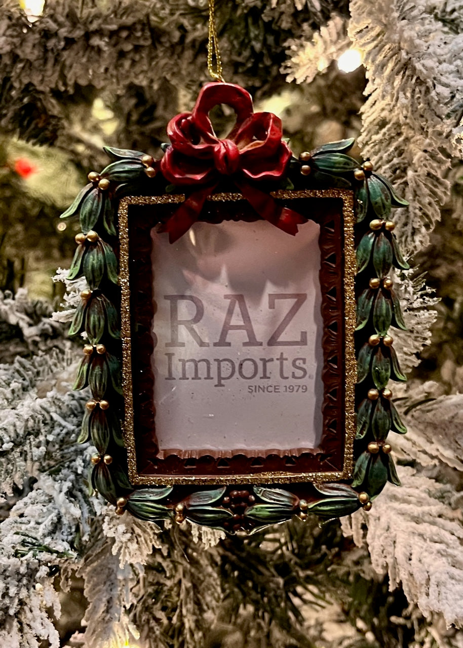 RECTANGLE FRAME WITH BOW ORNAMENT 4512522